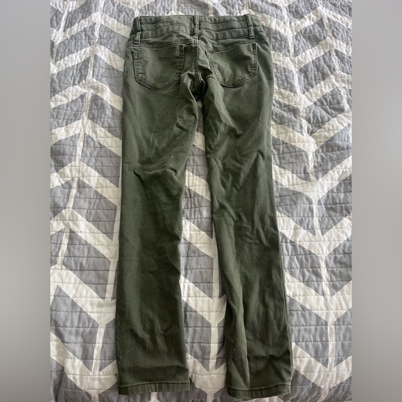 High waisted military green jeans - Picture 3 of 3